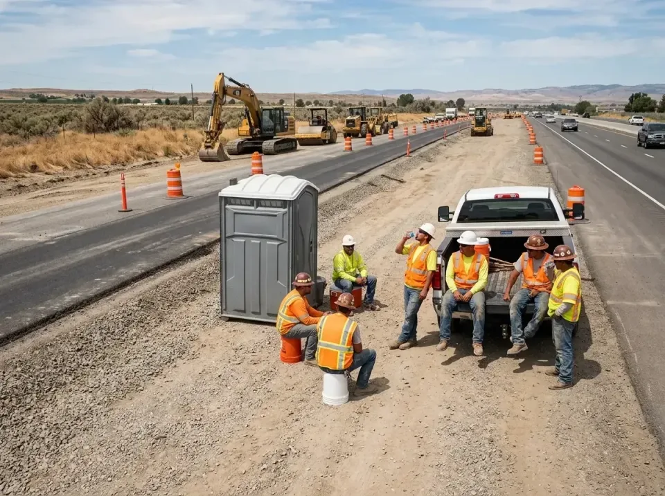 highway-road-construction-crew-007 — frequently asked questions, Porta Potty and Restroom Rentals in Roxborough Park, CO
